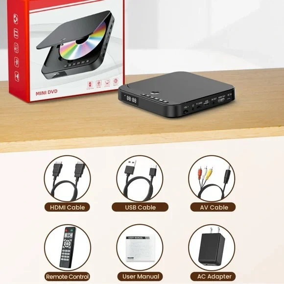 DESOBRY Mini DVD Player